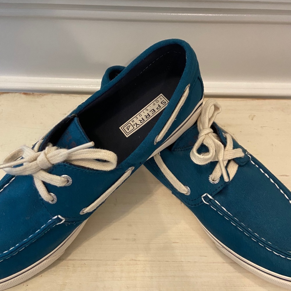 ⚓️ Green/Blue Ladies Sperry Top-sider